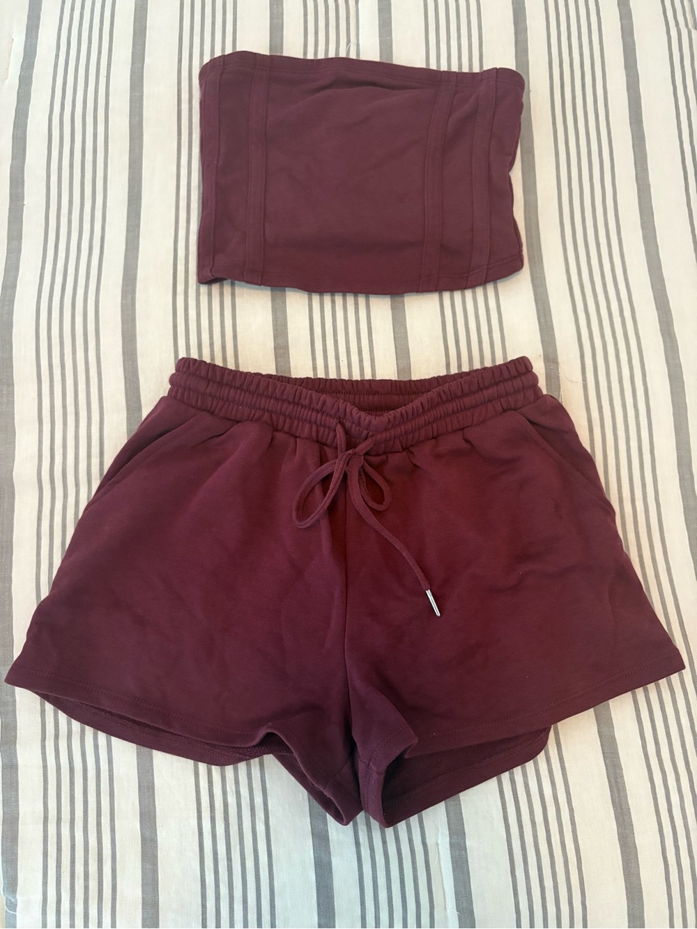 Tube Top and Shorts Set